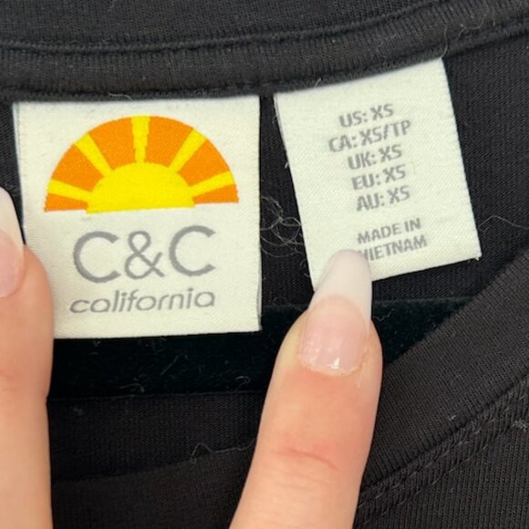 c&c California Long Black Dress - Picture 7 of 10